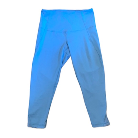 Zella Pants - Zella (Nordstrom) Blue Crop High Rise Leggings